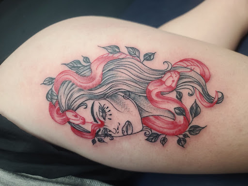 Explore powerpuff girl tattoo ideas, creative tattoo ideas in Foley, available at Symbolic Ink Tattoo Studio