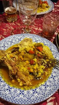 Plats et boissons du Restaurant marocain El Khouri Lehoult Fatima à Château-l'Évêque - n°7