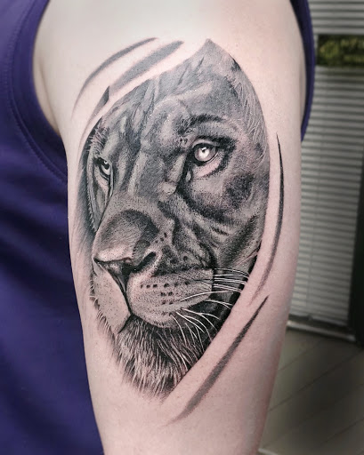 Explore mens family tattoo ideas, creative tattoo ideas in Bellingham, available at Beluga Palooza Tattoo