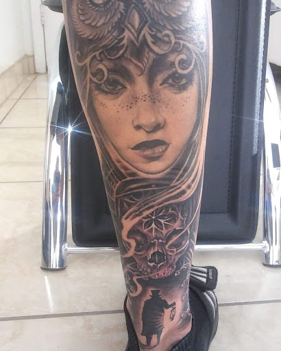 Explore cyberpunk 2077 tattoo ideas, creative tattoo ideas in Pahoa, available at Electric Jungle Tattoo