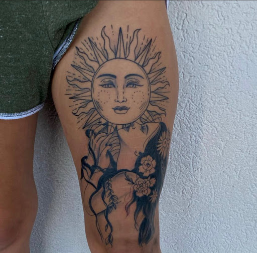 Explore small neck tattoo ideas, creative tattoo ideas in Goose Creek, available at Red Kirin Tattoo