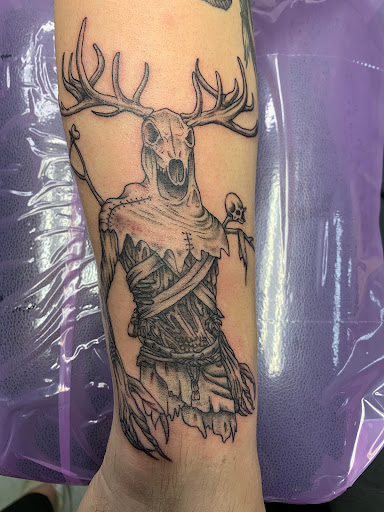 Explore hello kitty tattoo ideas, creative tattoo ideas in Marine City, available at Ruby Tattoo