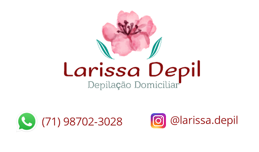 Logo da empresa - Larissa depil