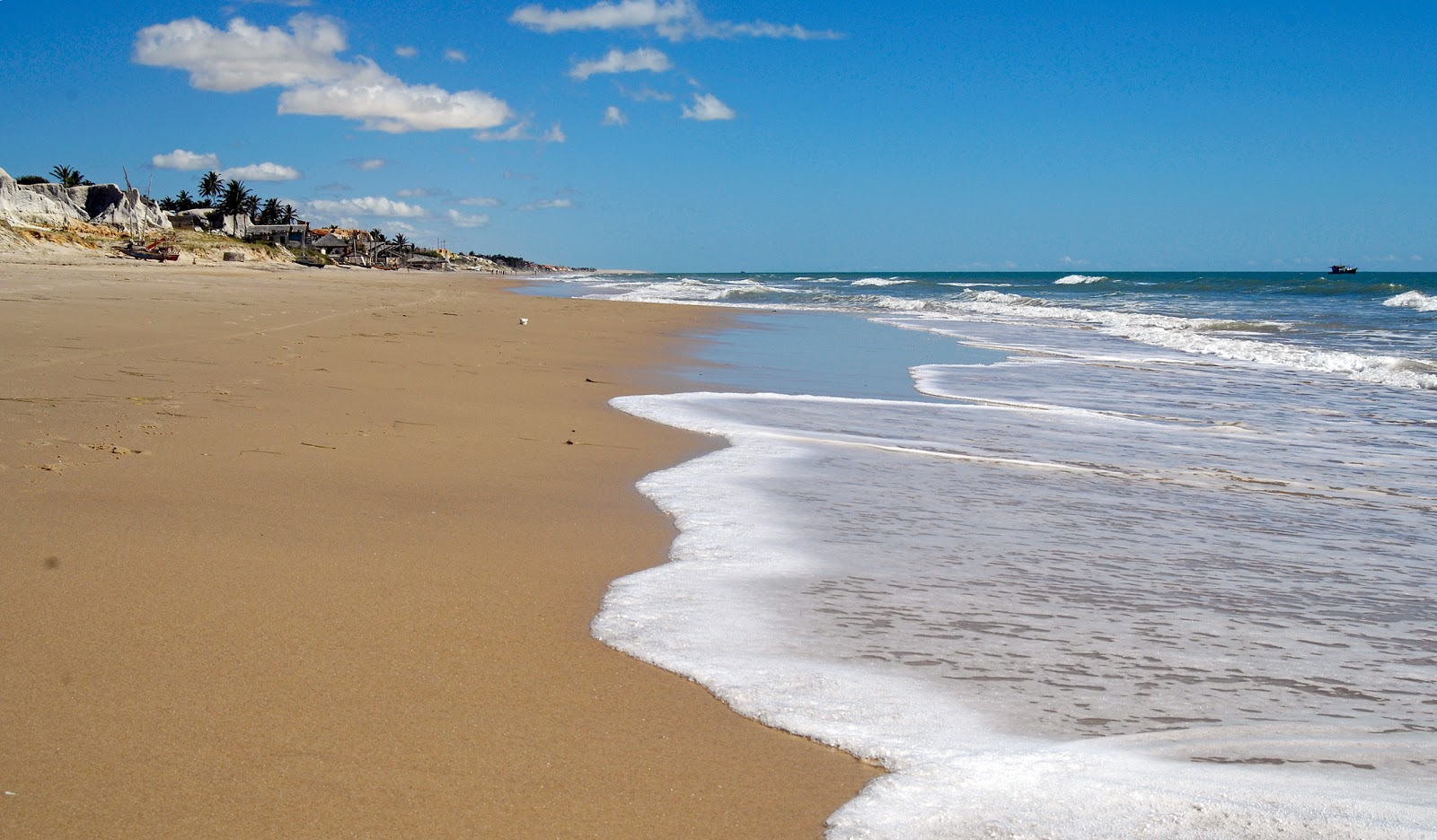 Foto van Porto Strand met turquoise puur water oppervlakte