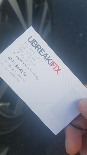 Electronics Repair Shop «uBreakiFix», reviews and photos, 7369 W Bell Rd #5, Peoria, AZ 85382, USA
