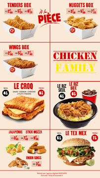 Menu / carte de Chicken family national à Marseille
