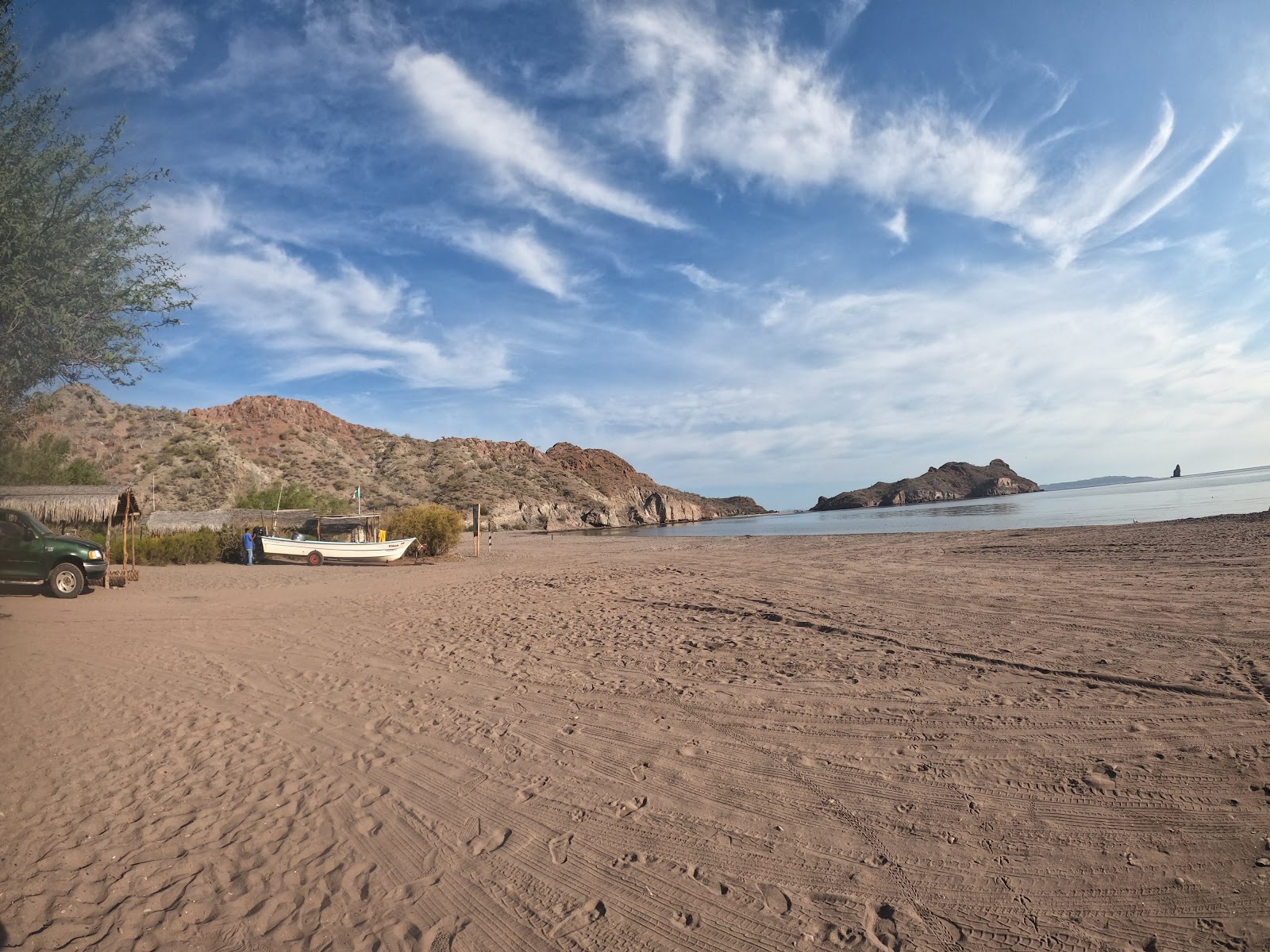 Foto von Playa Puerto Agua Verde mit beiger sand Oberfläche