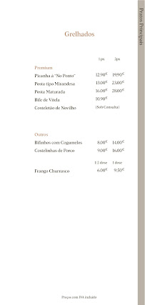 No Ponto | Madruga à Ribeirão menu