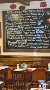 Restaurant français L'Envers du Décor à Paris (le menu)