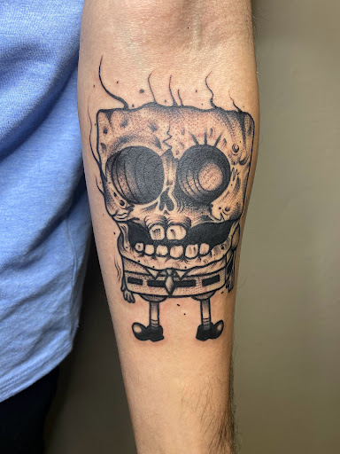 Explore mens forearm sleeve tattoo ideas, creative tattoo ideas in Modesto, available at Dying Art Tattoo