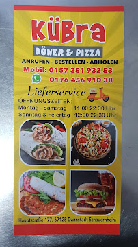 Kübra Döner & Pizza à Dannstadt-Schauernheim menu