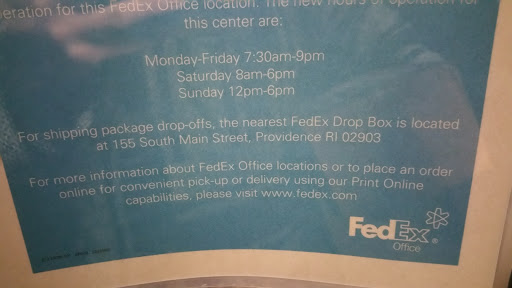Print Shop «FedEx Office Print & Ship Center», reviews and photos, 236 Meeting St, Providence, RI 02906, USA