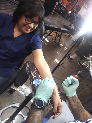 Explore ace tattoo ideas, creative tattoo ideas in Colton, available at knuckleheads tattoo