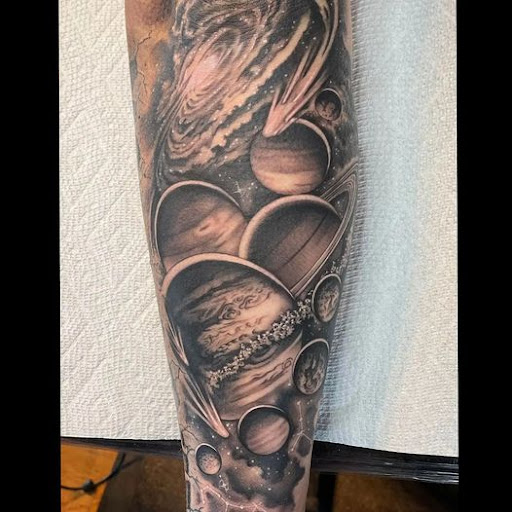 Explore dead dad tattoo ideas, creative tattoo ideas in Omaha, available at Collective Hive Tattoo