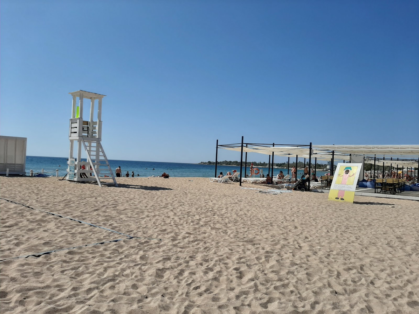 Foto di Limanovka Plyazh area del resort sulla spiaggia