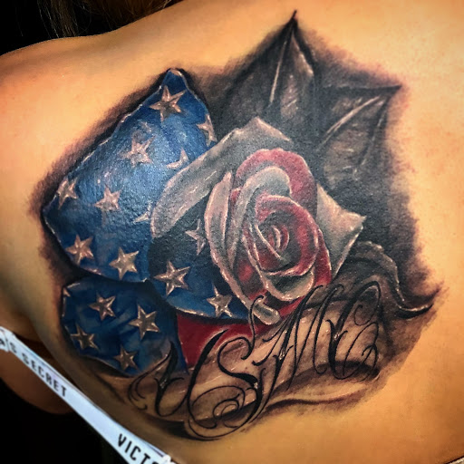 Explore faith based tattoo ideas, creative tattoo ideas in Amarillo, available at Puppeteer Ink Tattoo Studio