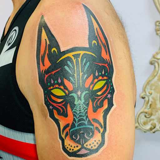 Explore aztec tattoo sleeve ideas, creative tattoo ideas in Las Vegas, available at 70Duece Tattoos