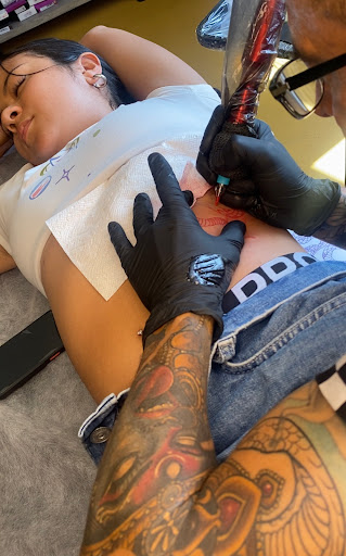 Explore dopamine tattoo ideas, creative tattoo ideas in Prescott, available at Bold as Love Tattoo and Piercing Studio