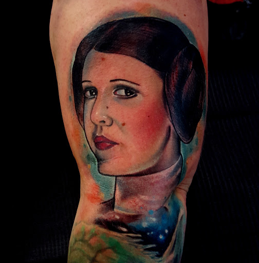 Explore globe tattoo ideas, creative tattoo ideas in Snohomish, available at Unknown Tattoo Co.