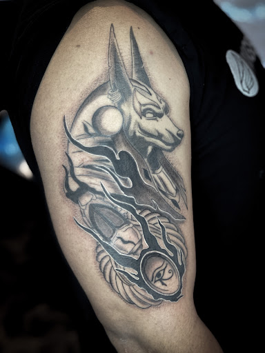Explore butterfly tattoo sleeve ideas, creative tattoo ideas in Buford, available at Wild Tribe Tattoos and Piercings