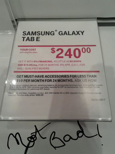 Cell Phone Store «T-Mobile», reviews and photos, 180 Woodstock Square Ave #920, Woodstock, GA 30189, USA