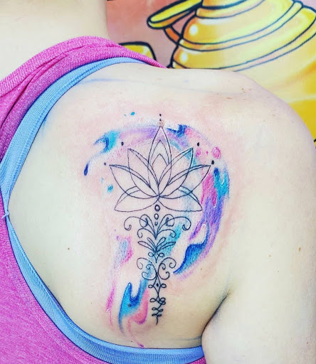 Explore sky tattoo ideas, creative tattoo ideas in Kenosha, available at Kenosha Tattoo Company