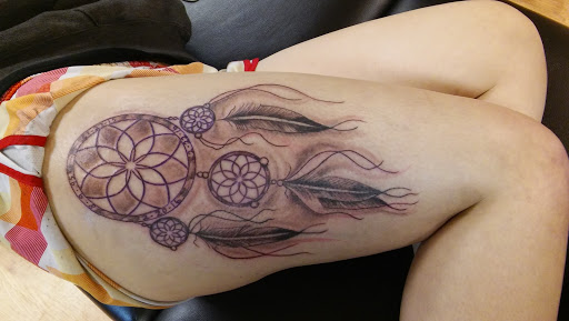 Explore 444 angel number tattoo ideas, creative tattoo ideas in La Crosse, available at La Crosse Tattoo