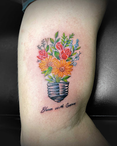 Explore outline tattoo ideas, creative tattoo ideas in Amarillo, available at The Studio