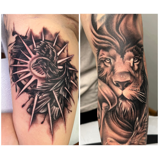 Explore triple moon tattoo ideas, creative tattoo ideas in Adrian, available at Good Life Tattoo Co.