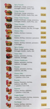 Mahek donner kebab & pizzeria à Pescara carte