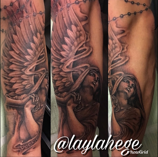 Explore cute dinosaur tattoo ideas, creative tattoo ideas in Lawrenceville, available at Magick Dragon Tattoo