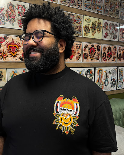 Explore german shepherd tattoo ideas, creative tattoo ideas in Uniontown, available at Self Care Tattoo Company