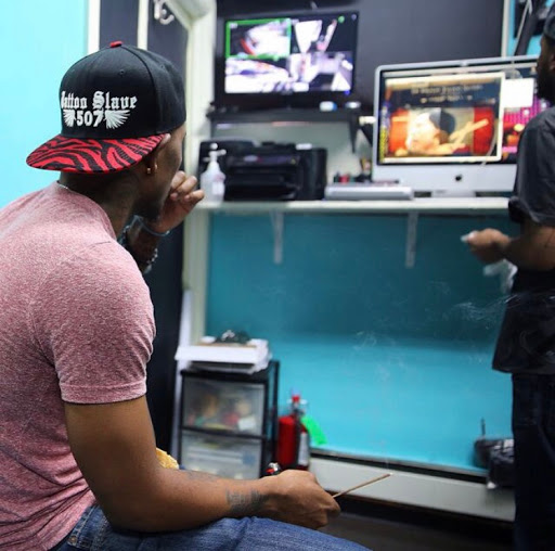 Explore kitty tattoo ideas, creative tattoo ideas in Brooklyn, available at De Inkman Tattoo Studio