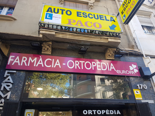 Farmàcia-ortopèdia Europa (Gema Garrigós Sistaré) en Barcelona