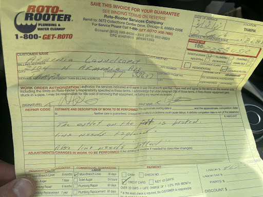 Plumber «Roto-Rooter Plumbing & Drain Services», reviews and photos, 1204 S 22nd St, Tampa, FL 33605, USA