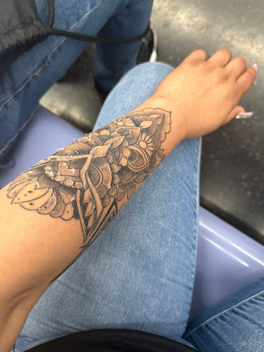 Explore half chest tattoo ideas, creative tattoo ideas in Jamaica, available at A G M Tattoo Shop