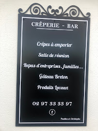 Crêperie - Bar La Vieille Forge à Kerchopine à Cléguer menu