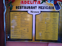 Restaurant mexicain ADELITA à Barcelonnette (la carte)