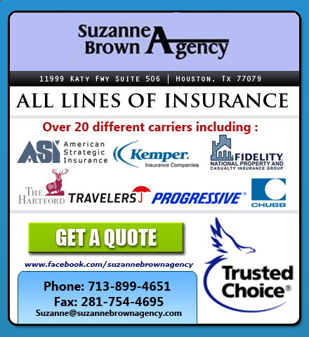Suzanne Brown Agency-Insurance, 11999 Katy Fwy #635, Houston, TX 77079, Insurance Agency