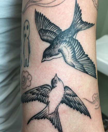 Explore mardi gras tattoo ideas, creative tattoo ideas in Arlington, available at Lady Octopus Tattoos