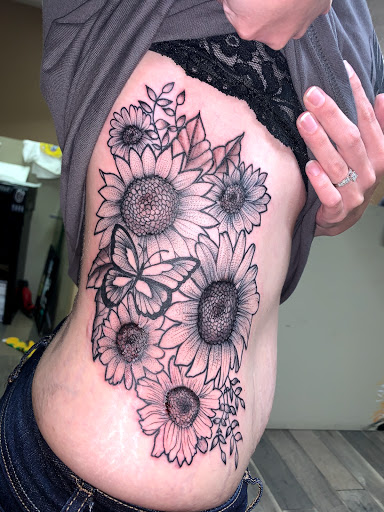 Explore tattoo sleeve shading ideas, creative tattoo ideas in Powderly, available at Best Ink Tattoo Studio