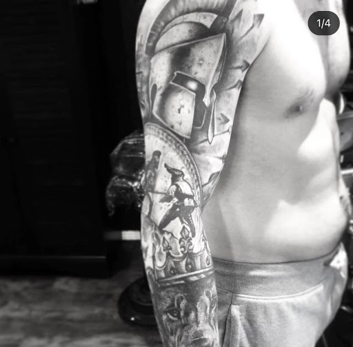 Explore straight line tattoo ideas, creative tattoo ideas in Loveland, available at R&G Body Art