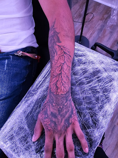 Explore deer head tattoo ideas, creative tattoo ideas in Vidalia, available at Fascination Ink LLC