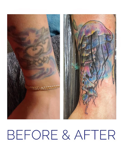 Explore tattoo sleeve ideas girly, creative tattoo ideas in Moline, available at ARTIST AIMEE TATTOOS - AF Tattoo Studio