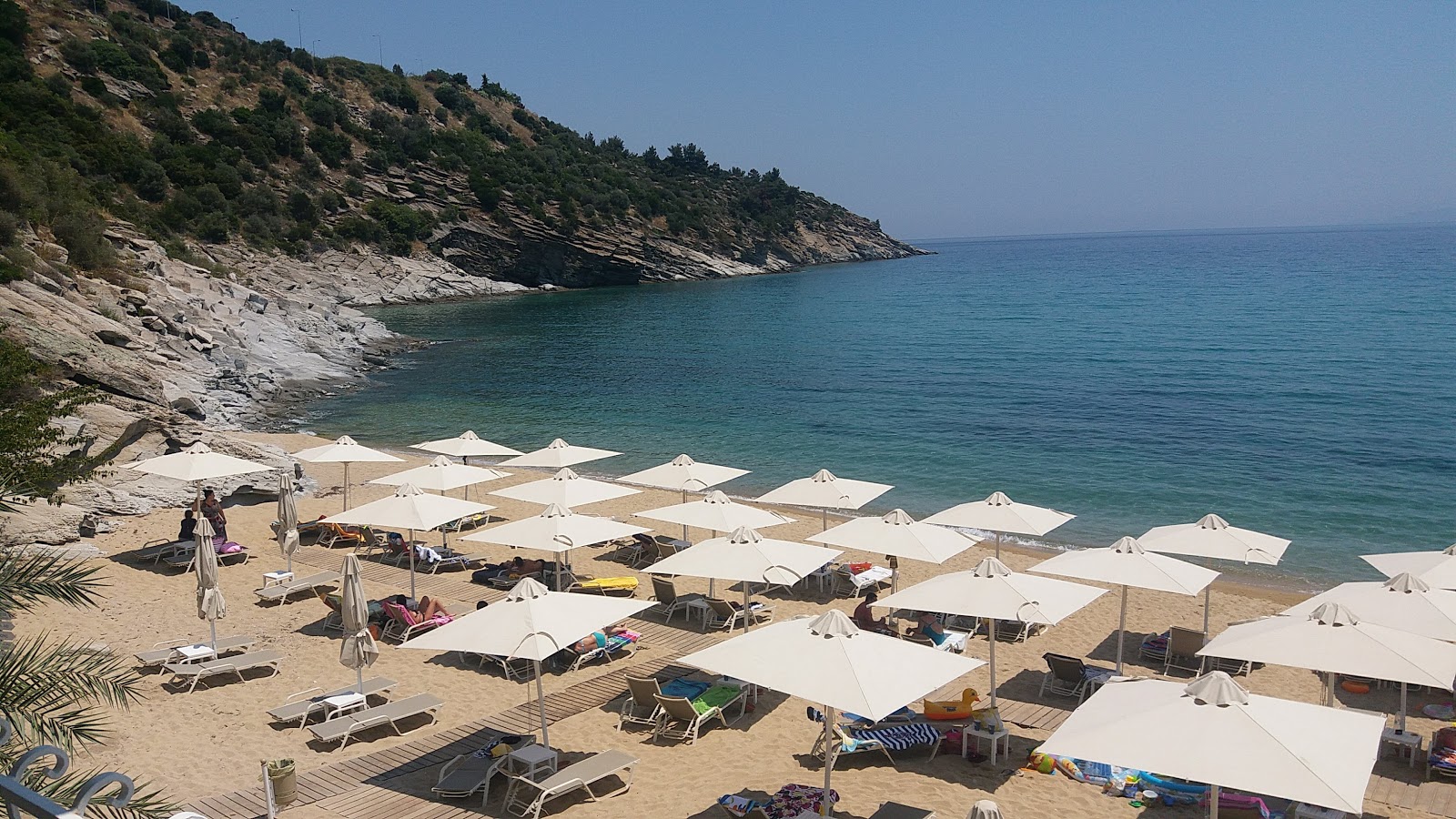 Φωτογραφία του Παραλία Κολυμβήσης και η εγκατάσταση