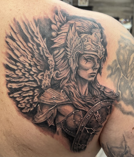 Explore mary jane tattoo ideas, creative tattoo ideas in Grovetown, available at Triumph Tattoo Company