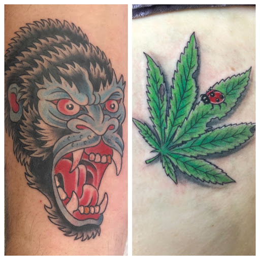 Tattoo Shop «Nine Lives Tattoo», reviews and photos, 61 N Holladay Dr, Seaside, OR 97138, USA