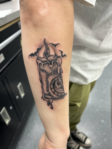 Explore great dane tattoo ideas, creative tattoo ideas in La Vista, available at InkedUp Needles