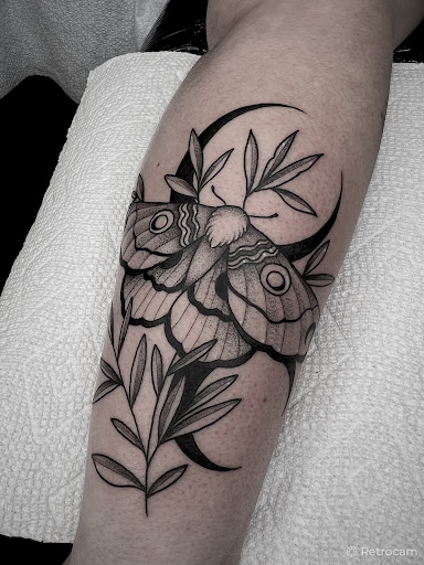 Explore half heart tattoo ideas, creative tattoo ideas in Strasburg, available at Black Orchid Tattoo