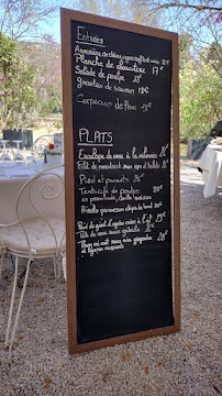Restaurant de spécialités provençales Chez Thomé à Le Tholonet (le menu)